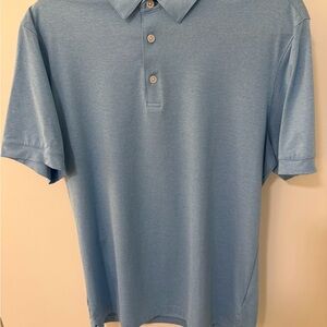 Mizzen+Main Light Blue Polo Shirt - Medium Trim
